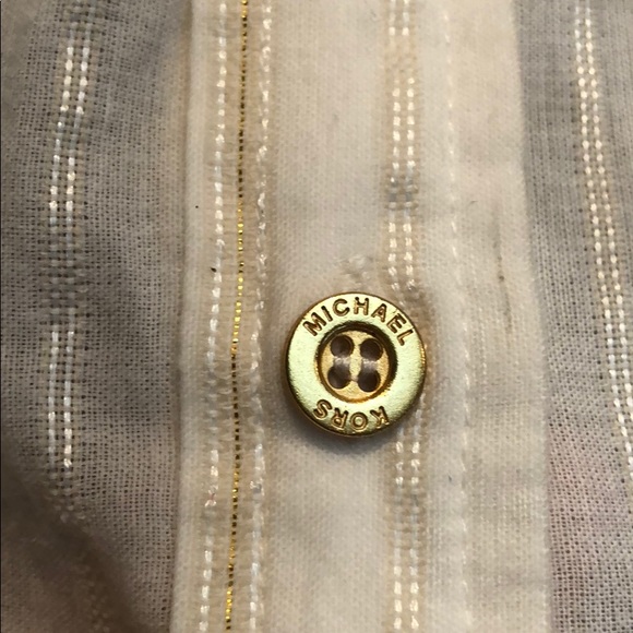 Michael Kors button down blouse with clasp closure - Picture 3 of 6